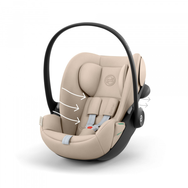 Siège auto cloud g3 i-size almond beige Cybex