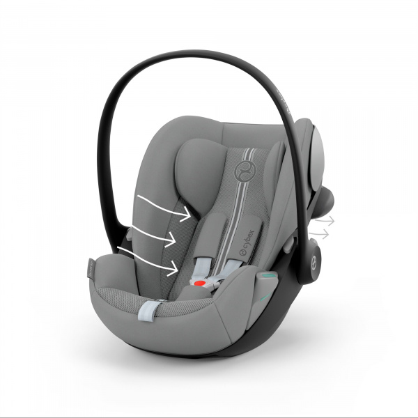 Siège auto cloud g3 i-size tissu plus stone grey Cybex