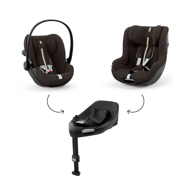 Siège auto cloud g3 i-size tissu plus chocolate brown Cybex