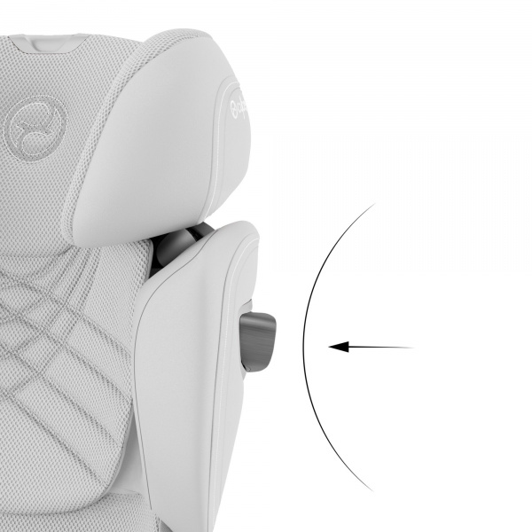 Siège auto solution t i-fix i-size tissu plus light grey Cybex