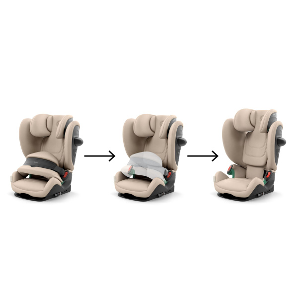 Siège auto évolutif pallas g3 i-size almond beige Cybex