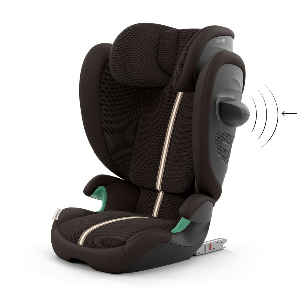 Siège auto pliable i-size solution g2 i-fix tissu plus chocolate brown Cybex