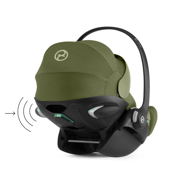 Siège auto cloud g3 i-size tissu plus moss green Cybex