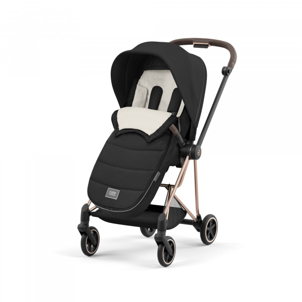 Chancelière poussette platinum peach pink Cybex
