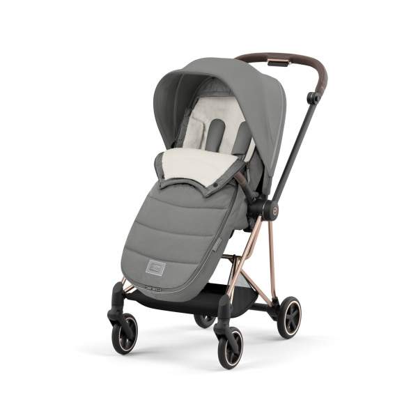 Chancelière poussette platinum peach pink Cybex