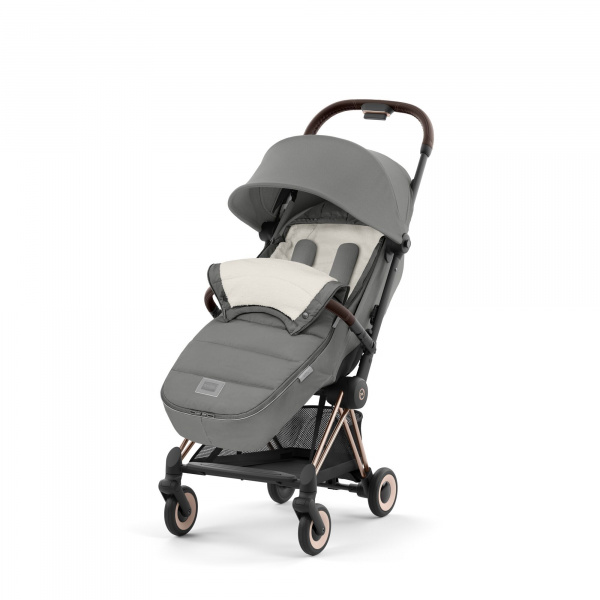 Chancelière poussette platinum peach pink Cybex