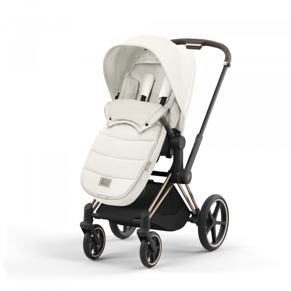 Chancelière poussette platinum peach pink Cybex