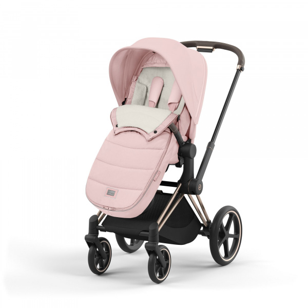 Chancelière poussette platinum peach pink Cybex
