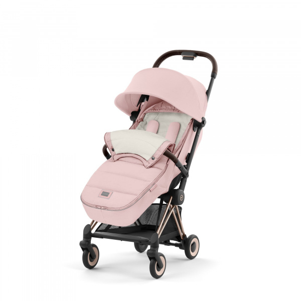 Chancelière poussette platinum peach pink Cybex