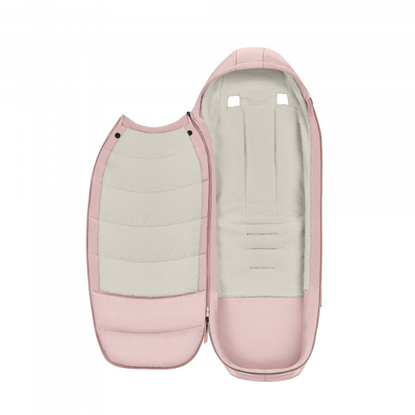 Chancelière poussette platinum peach pink Cybex