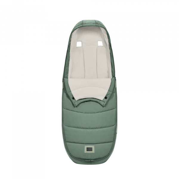 Chancelière poussette platinum leaf green Cybex