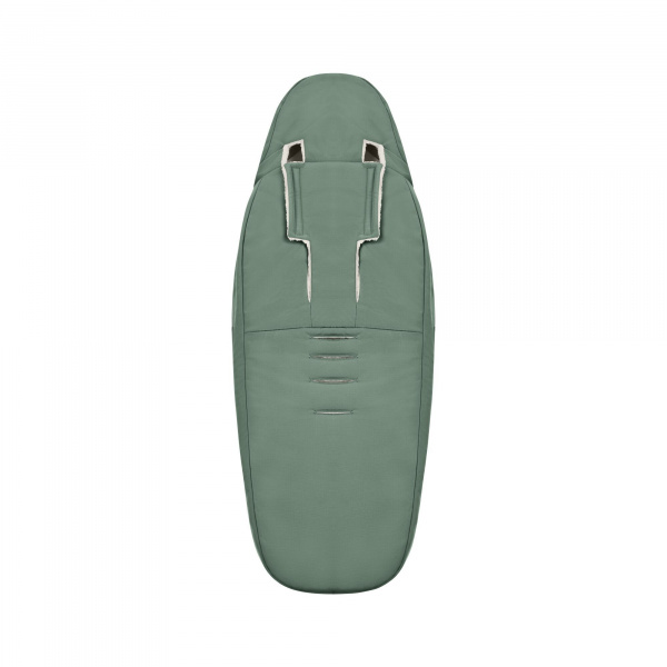 Chancelière poussette platinum leaf green Cybex