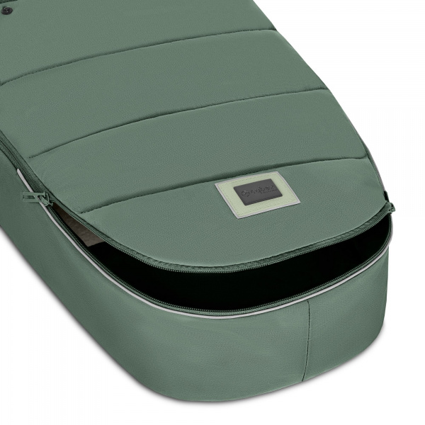 Chancelière poussette platinum leaf green Cybex