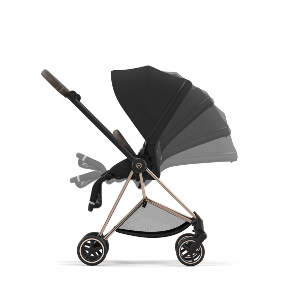 Habillage de siège pour poussette mios 3 sepia black Cybex