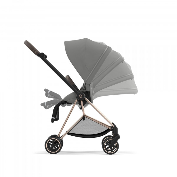 Habillage de siège pour poussette mios 3 sepia black Cybex