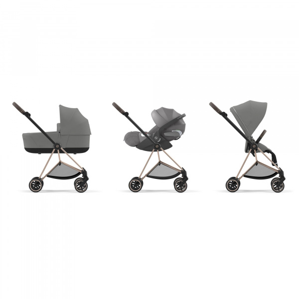 Habillage de siège pour poussette mios 3 sepia black Cybex