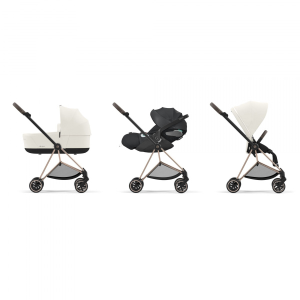 Habillage de siège pour poussette mios 3 off white Cybex