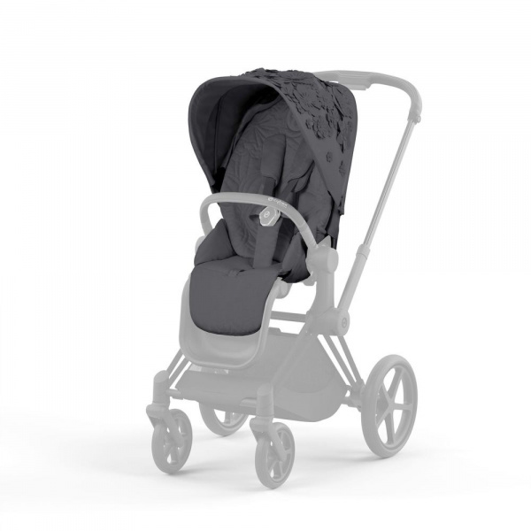Habillage de siège priam 4 et e-priam 2 simply flowers dark Cybex