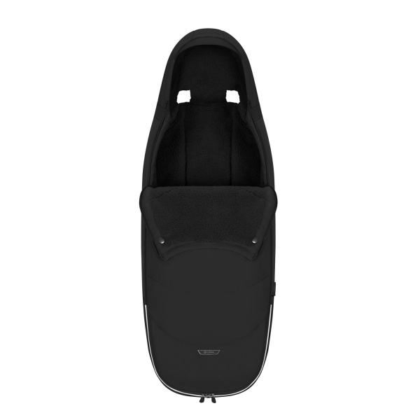 Chancelière poussette hiver platinum sepia black Cybex