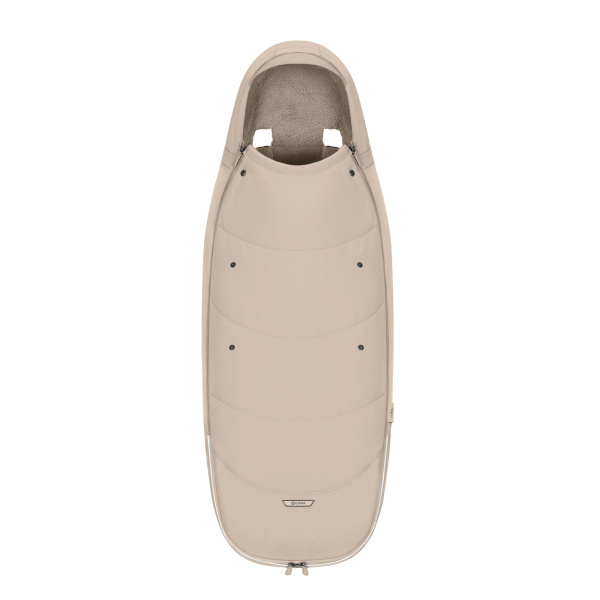 Chancelière poussette hiver platinum cozy beige Cybex