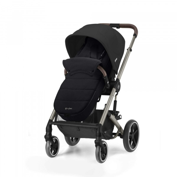 Chancelière poussette gold moon black Cybex