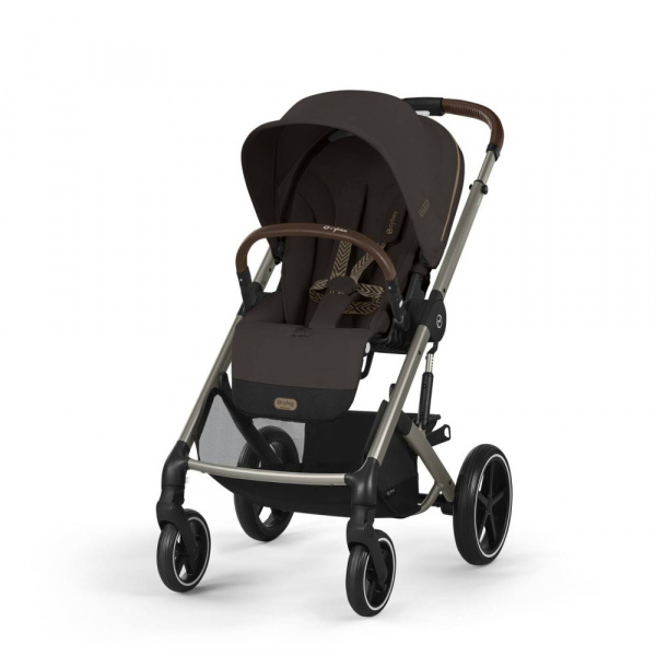 Poussette balios s lux 3 chocolate brown châssis taupe Cybex
