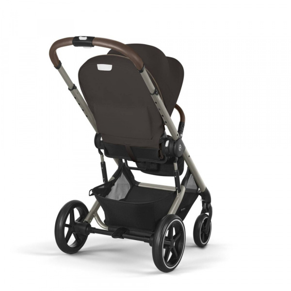 Poussette balios s lux 3 chocolate brown châssis taupe Cybex