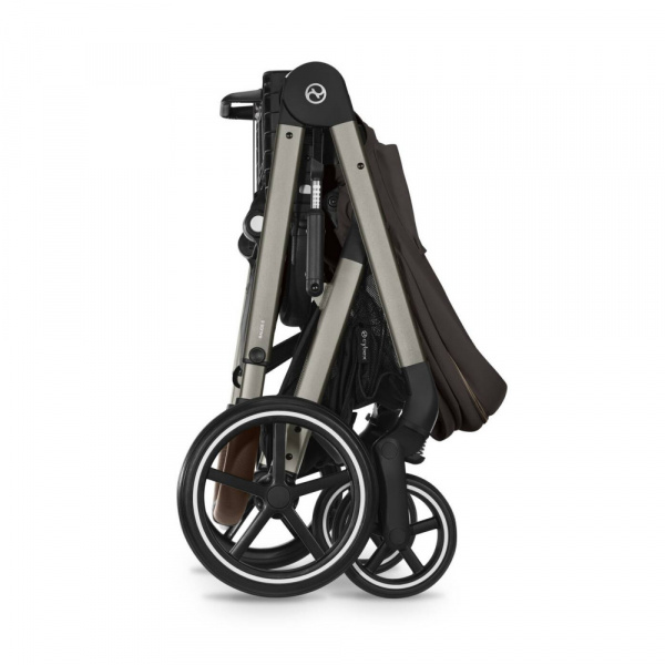 Poussette balios s lux 3 chocolate brown châssis taupe Cybex