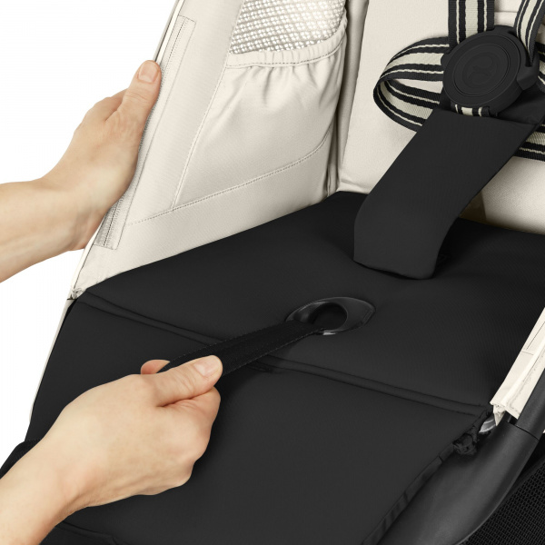 Poussette avi spin 3 roues tout-terrain et running moss green Cybex