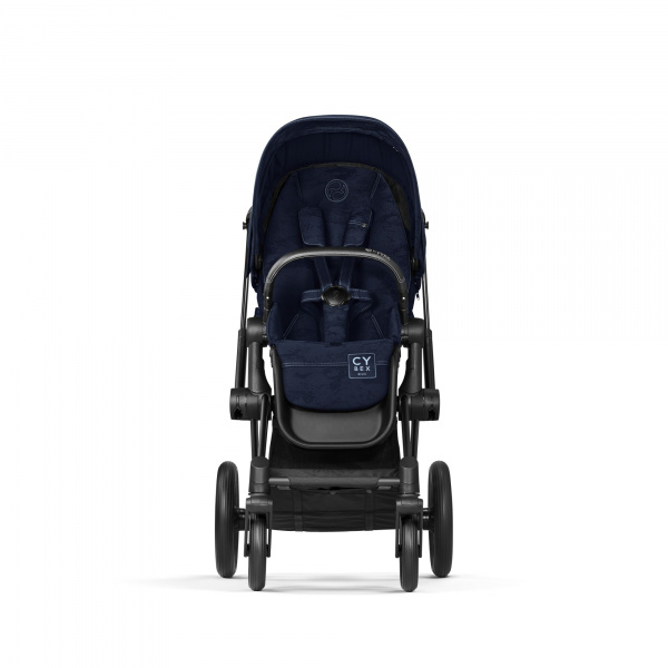 Poussette priam 4 rebellious luxury denim blue châssis matt black Cybex