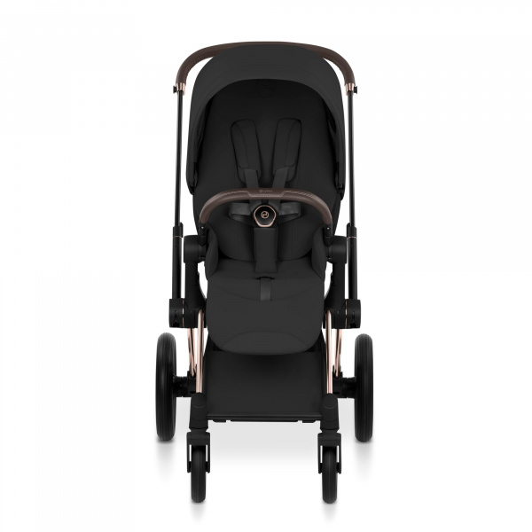 Poussette priam 5 sepia black châssis rosegold Cybex
