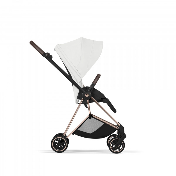 Poussette compacte mios 4 off white châssis rosegold Cybex