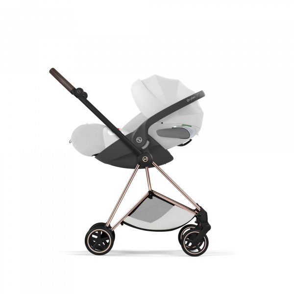 Poussette compacte mios 4 off white châssis rosegold Cybex