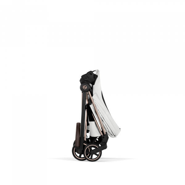 Poussette compacte mios 4 off white châssis rosegold Cybex