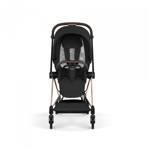 Poussette compacte mios 4 sepia black châssis rosegold Cybex