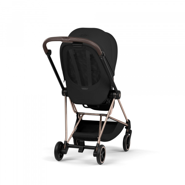 Poussette compacte mios 4 sepia black châssis rosegold Cybex