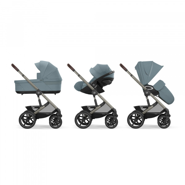 Poussette tout terrain talos s lux 3 stormy blue Cybex