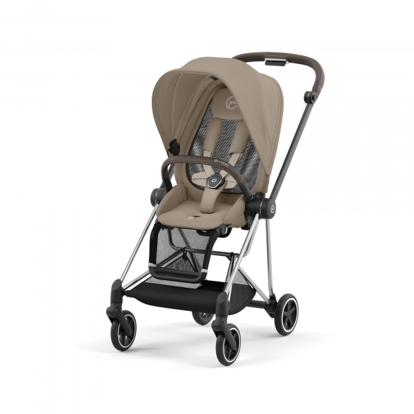 Poussette mios 3 cozy beige châssis chrome brown Cybex