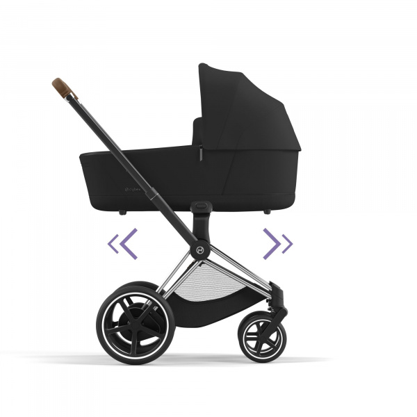 Châssis de poussette électrique e-priam 2 chrome black Cybex