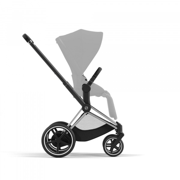 Châssis de poussette électrique e-priam 2 chrome black Cybex
