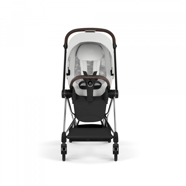 Poussette compacte mios 4 off white châssis chrome Cybex
