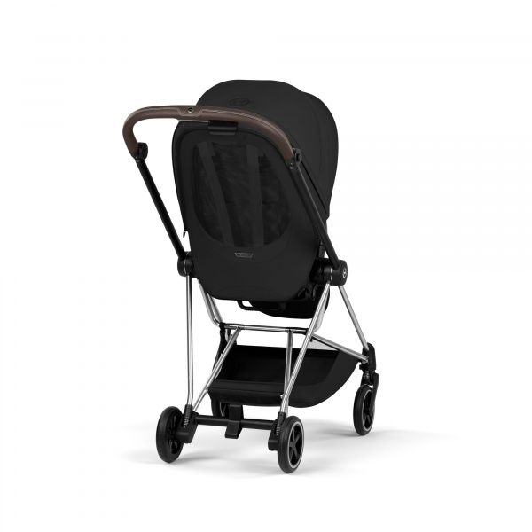 Poussette compacte mios 4 sepia black châssis chrome Cybex
