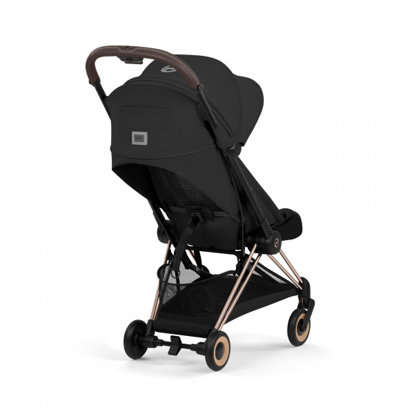 Poussette compacte voyage coya 2 confort châssis rosegold sepia black Cybex