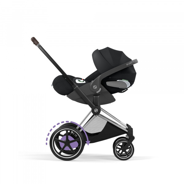 Châssis poussette électrique e-priam 3 chrome Cybex