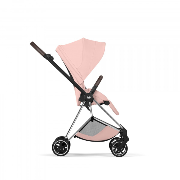 Poussette compacte mios 4 peach pink châssis chrome Cybex