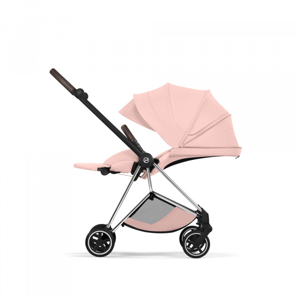 Poussette compacte mios 4 peach pink châssis chrome Cybex