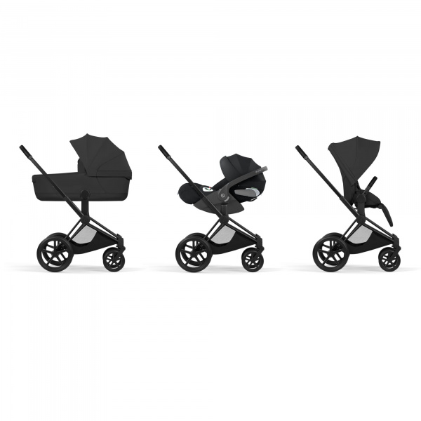 Poussette priam 5 sepia black châssis matt black Cybex