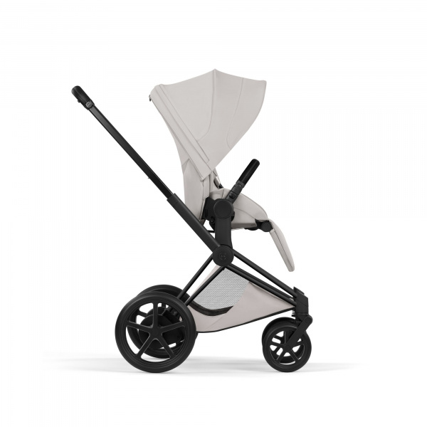 Poussette électrique e-priam 3 city grey châssis matt black Cybex