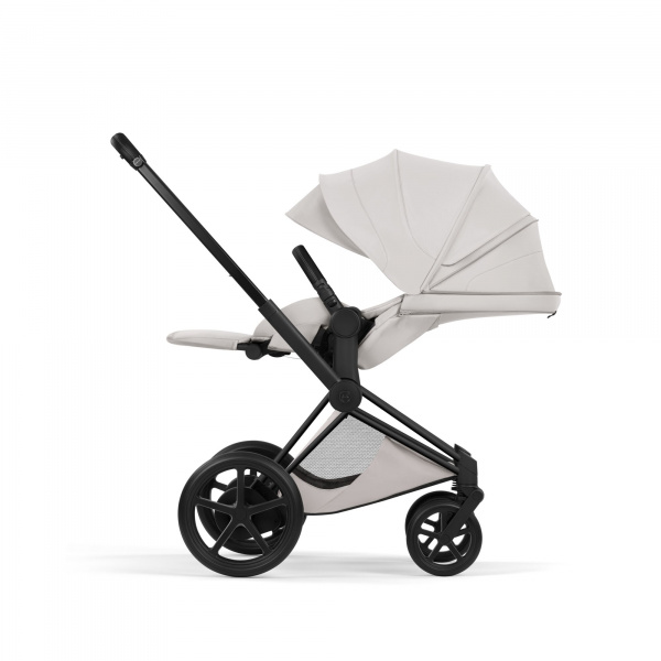 Poussette électrique e-priam 3 city grey châssis matt black Cybex