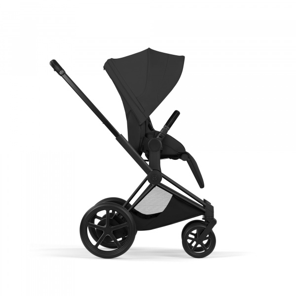 Poussette électrique e-priam 3 sepia black châssis matt black Cybex